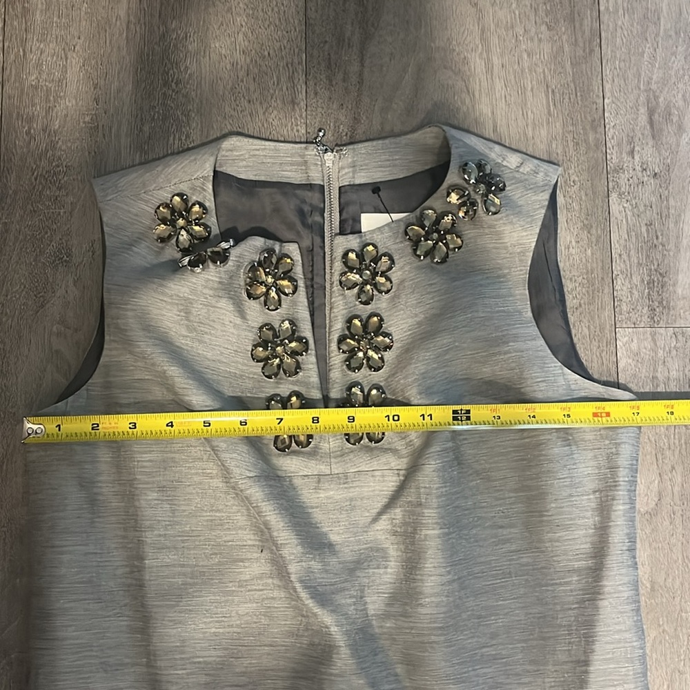 🅰️ Kate Spade - 'Jeweled' Neckline Sheath Dress - Picture 9 of 11